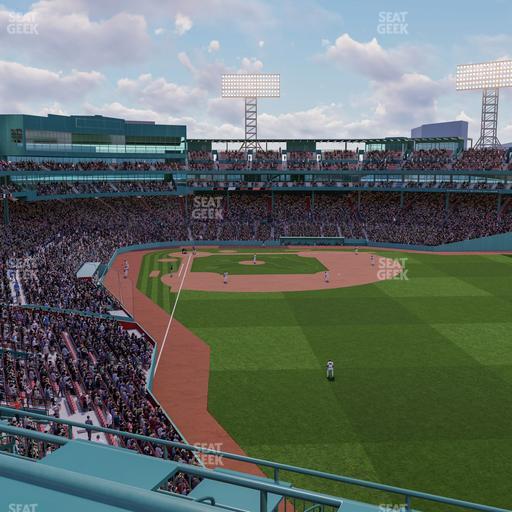 Fenway Park - Section Right Field Roof Deck Barstools B Seat View