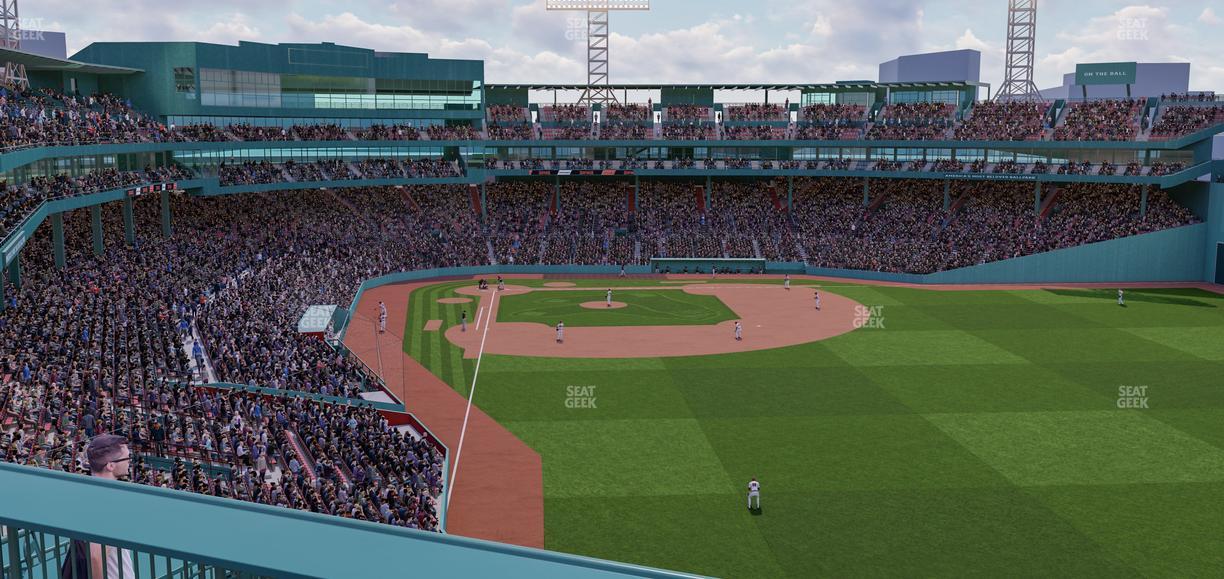 Fenway Park - Section Right Field Roof Deck Sro Seat View