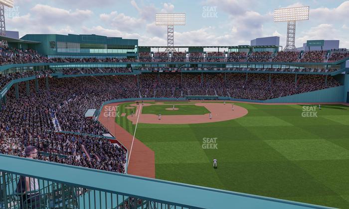 Fenway Park - Section Right Field Roof Deck Sro Seat View