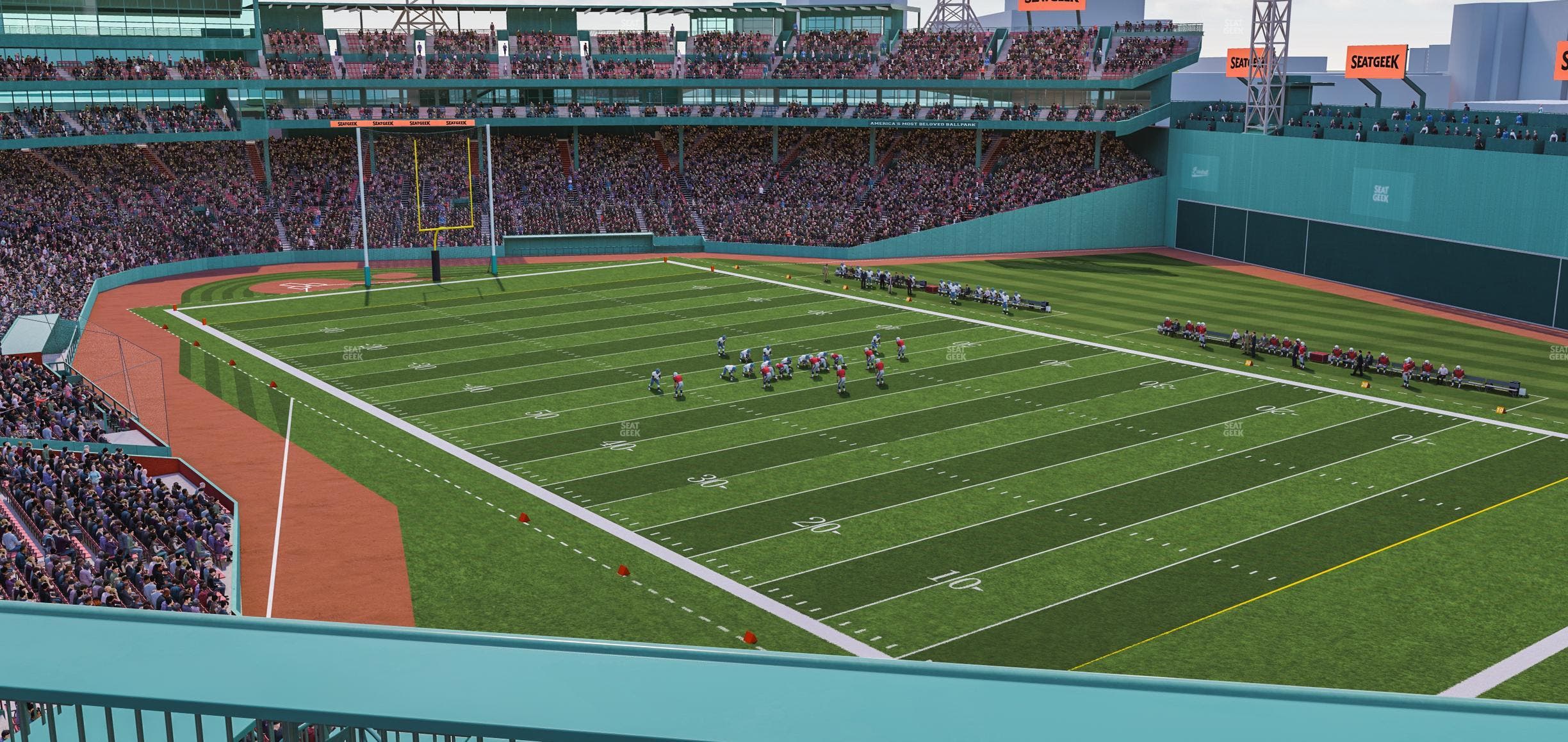 Fenway Park - Section Right Field Roof Deck Sro Seat View