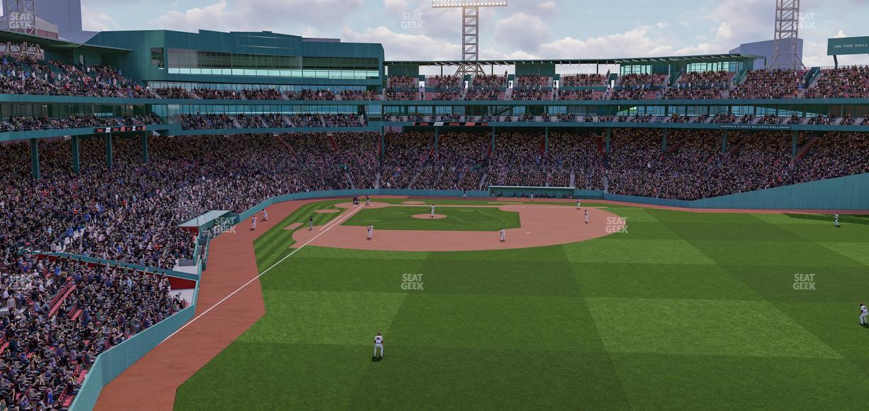 Fenway Park - Section Right Field Roof Deck Table 101 Seat View