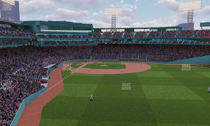 Fenway Park - Section Right Field Roof Deck Table 101 Seat View