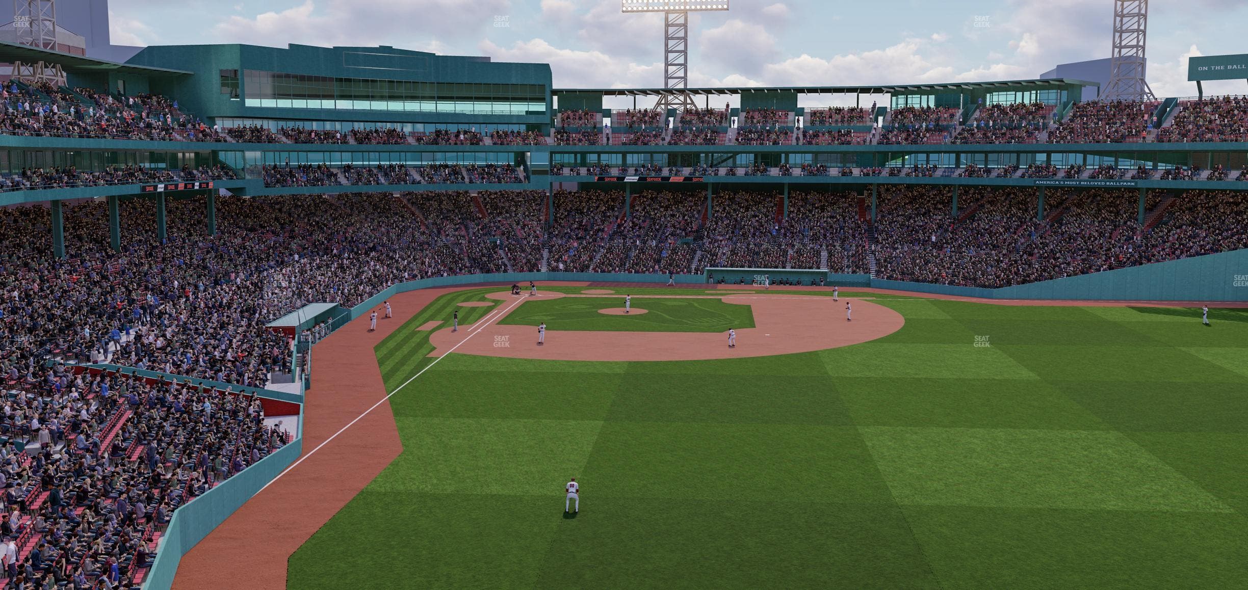 Fenway Park - Section Right Field Roof Deck Table 102 Seat View