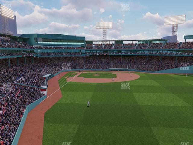 Fenway Park - Section Right Field Roof Deck Table 102 Seat View