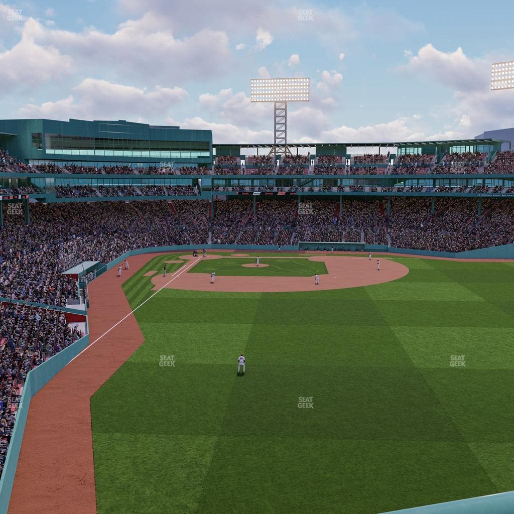 Fenway Park - Section Right Field Roof Deck Table 103 Seat View