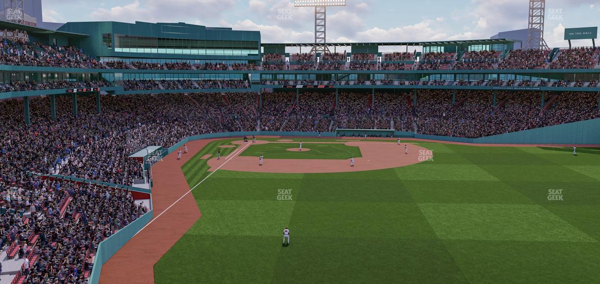 Fenway Park - Section Right Field Roof Deck Table 103 Seat View