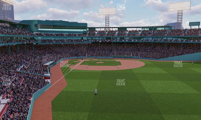 Fenway Park - Section Right Field Roof Deck Table 103 Seat View