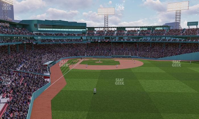 Fenway Park - Section Right Field Roof Deck Table 103 Seat View