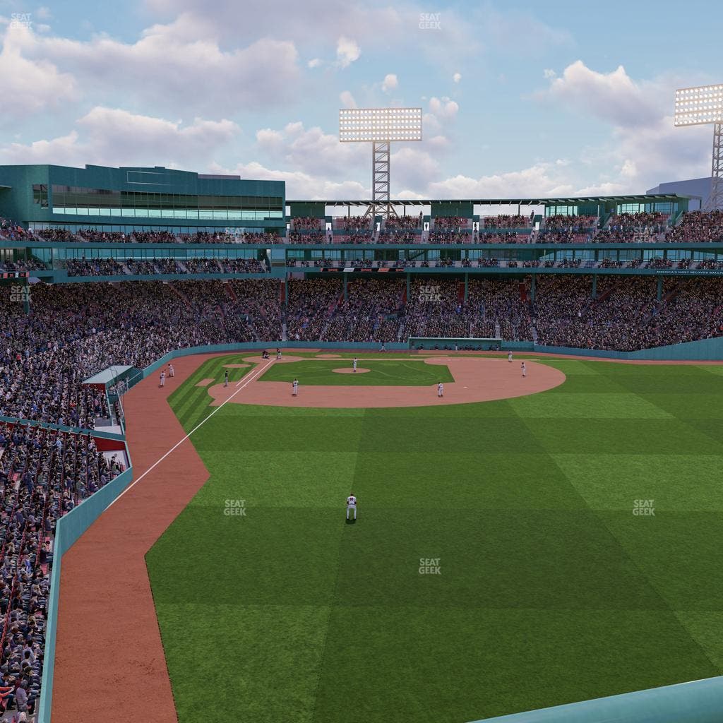 Fenway Park - Section Right Field Roof Deck Table 104 Seat View