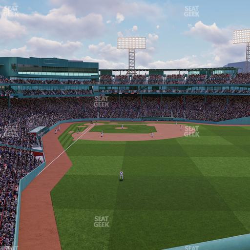 Fenway Park - Section Right Field Roof Deck Table 104 Seat View