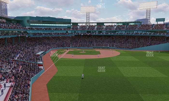 Fenway Park - Section Right Field Roof Deck Table 104 Seat View