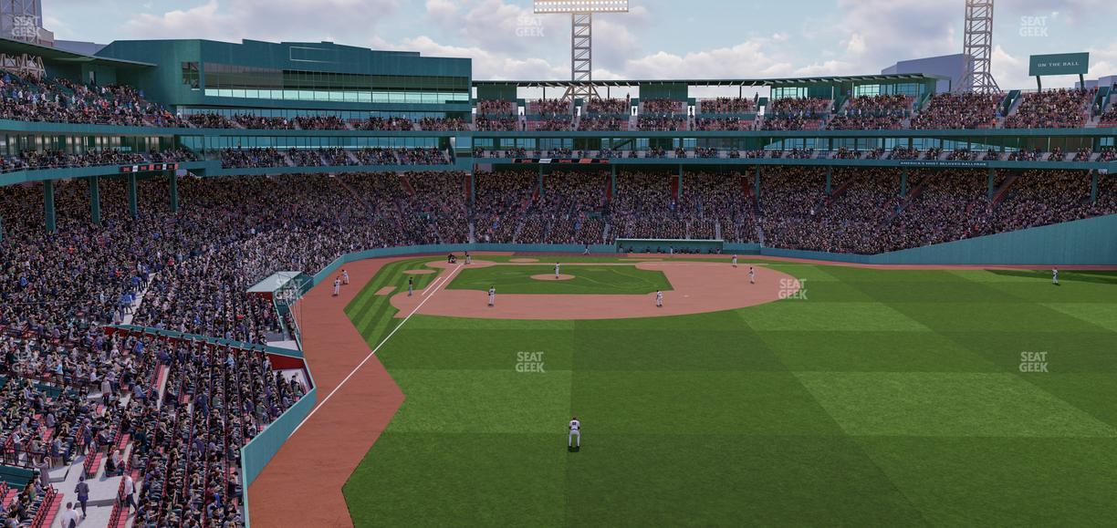 Fenway Park - Section Right Field Roof Deck Table 105 Seat View