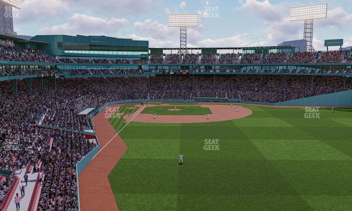 Fenway Park - Section Right Field Roof Deck Table 105 Seat View