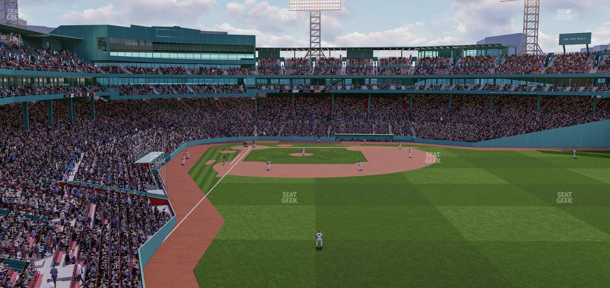 Fenway Park - Section Right Field Roof Deck Table 106 Seat View