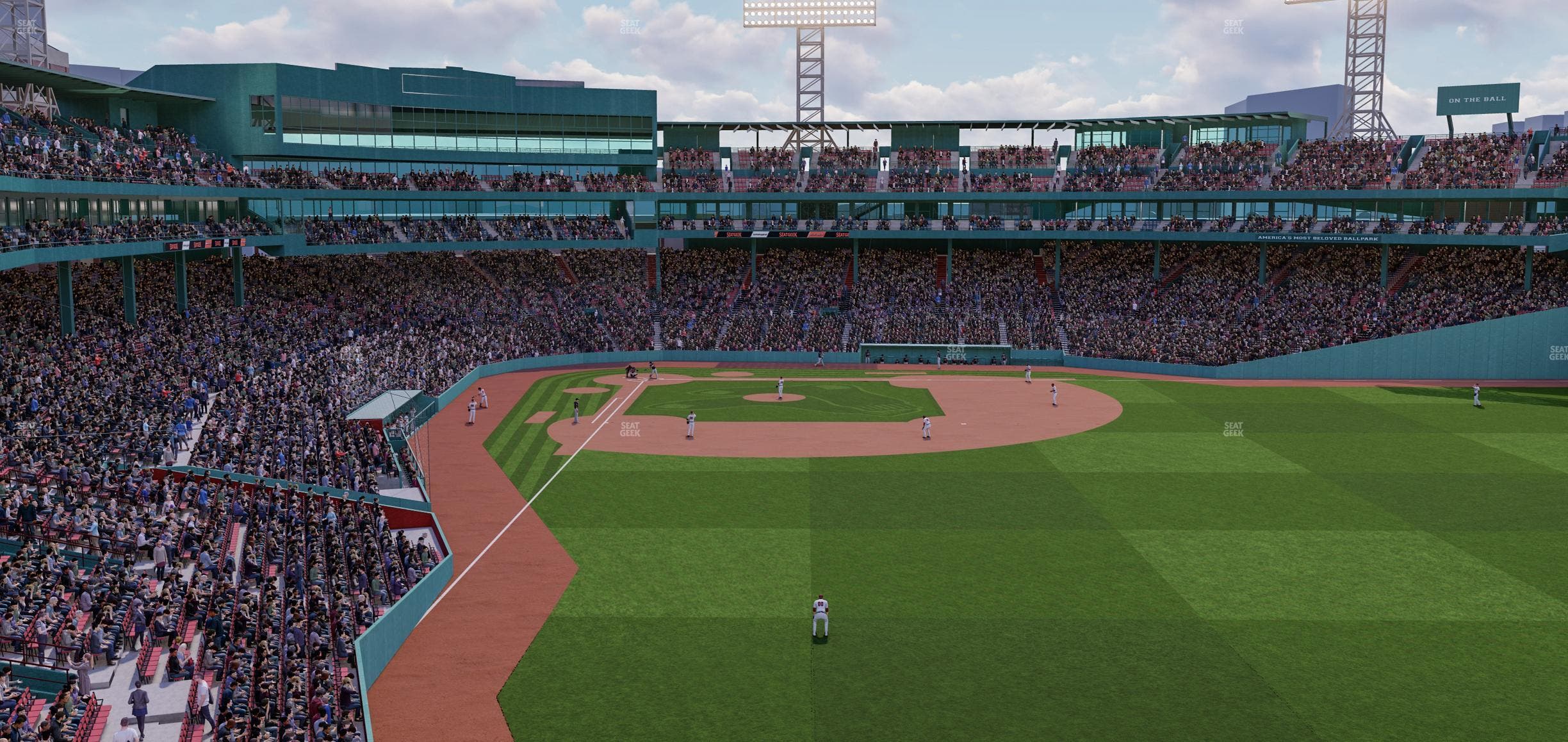 Fenway Park - Section Right Field Roof Deck Table 106 Seat View