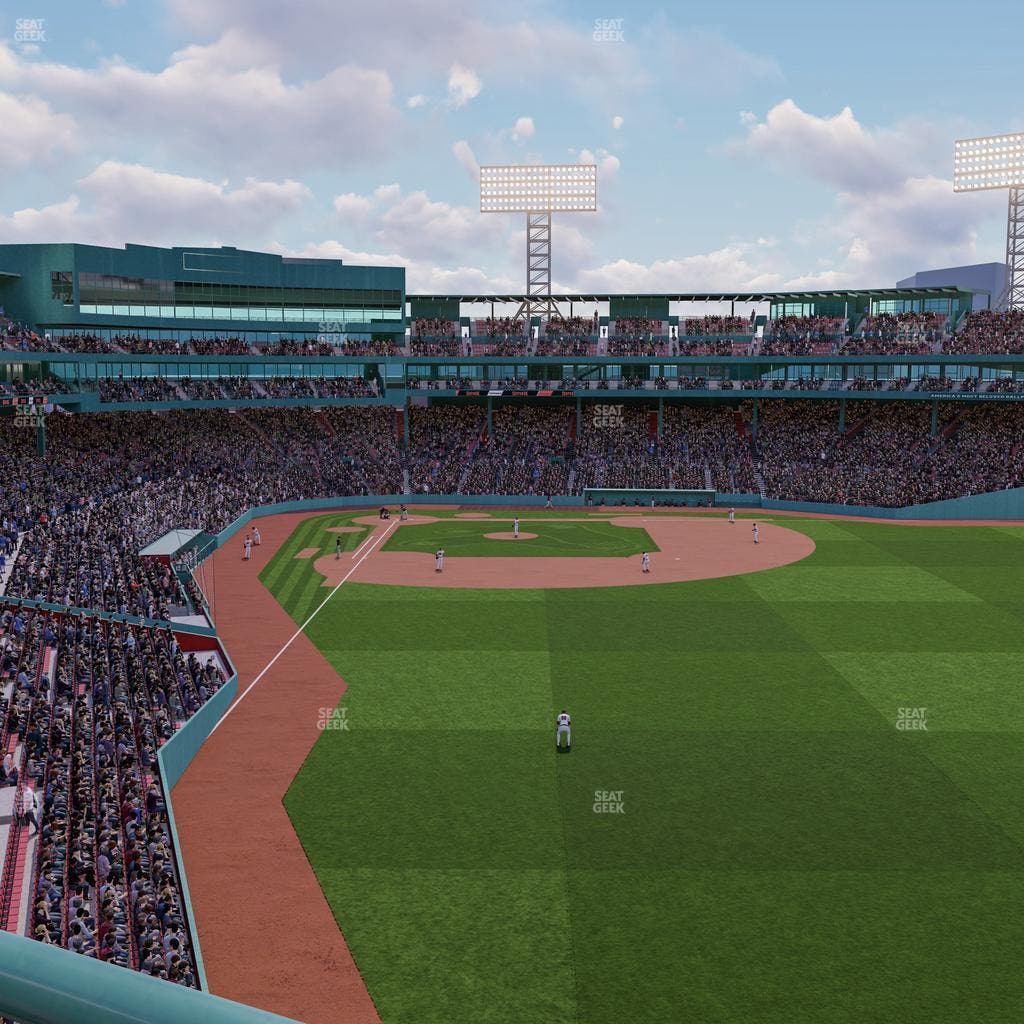 Fenway Park - Section Right Field Roof Deck Table 107 Seat View
