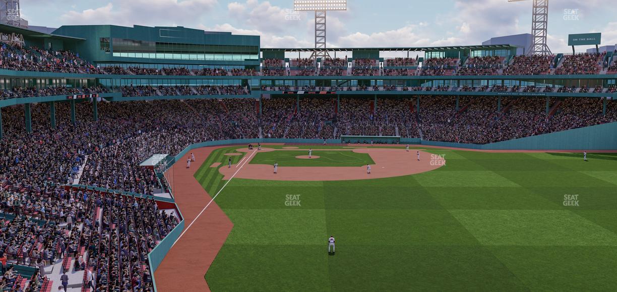 Fenway Park - Section Right Field Roof Deck Table 107 Seat View