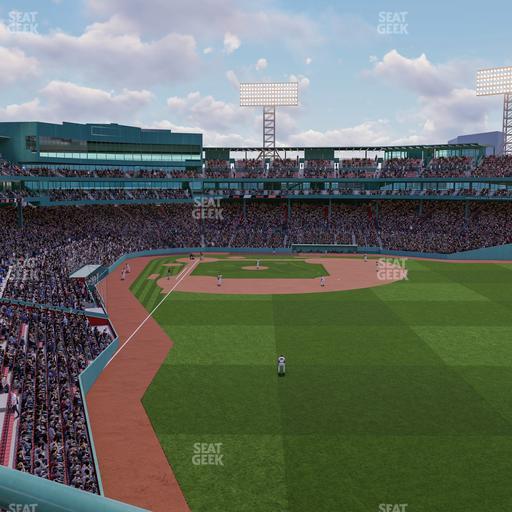 Fenway Park - Section Right Field Roof Deck Table 107 Seat View