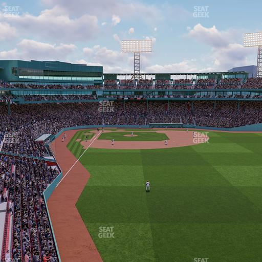 Fenway Park - Section Right Field Roof Deck Table 108 Seat View