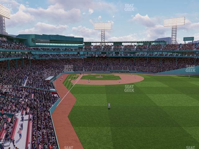 Fenway Park - Section Right Field Roof Deck Table 108 Seat View