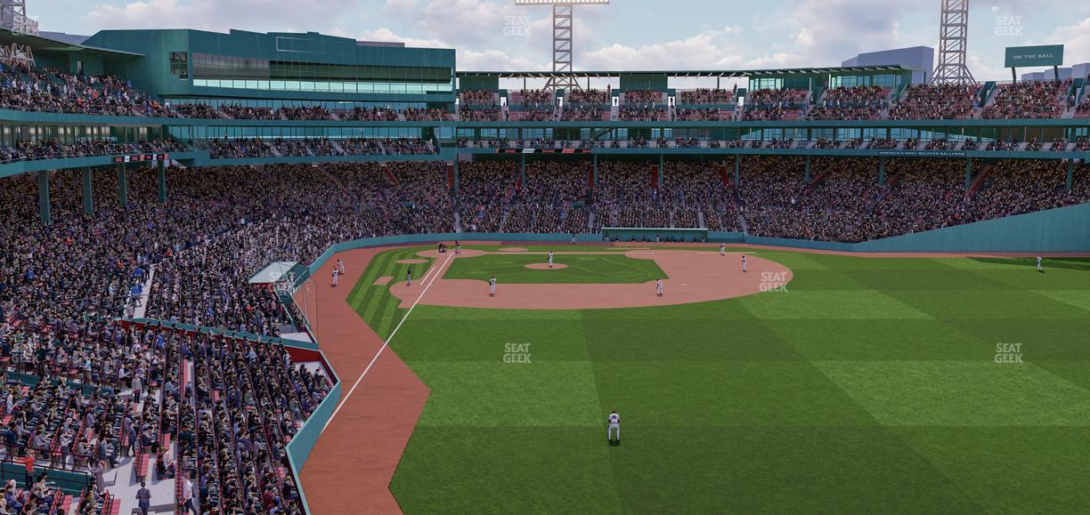 Fenway Park - Section Right Field Roof Deck Table 109 Seat View