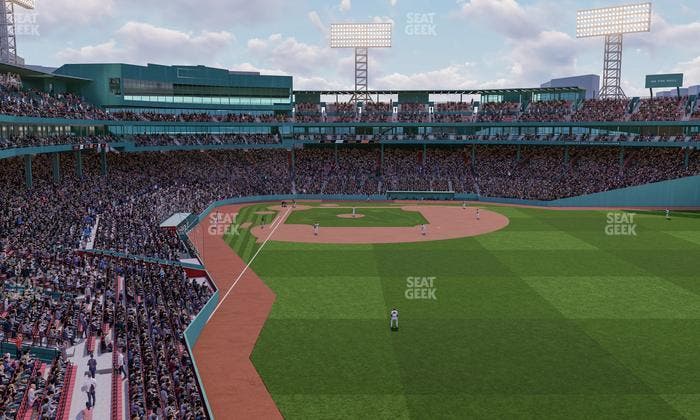 Fenway Park - Section Right Field Roof Deck Table 109 Seat View