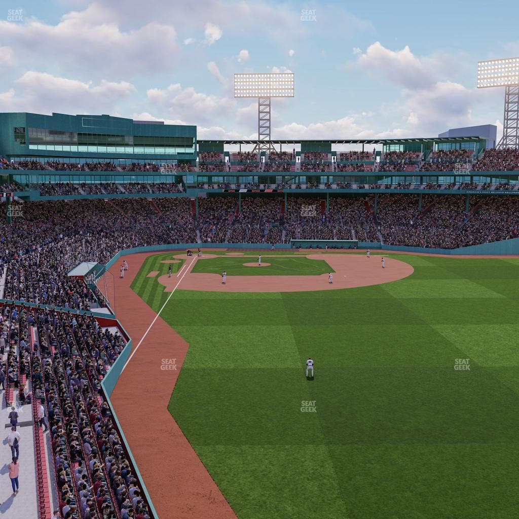 Fenway Park - Section Right Field Roof Deck Table 110 Seat View