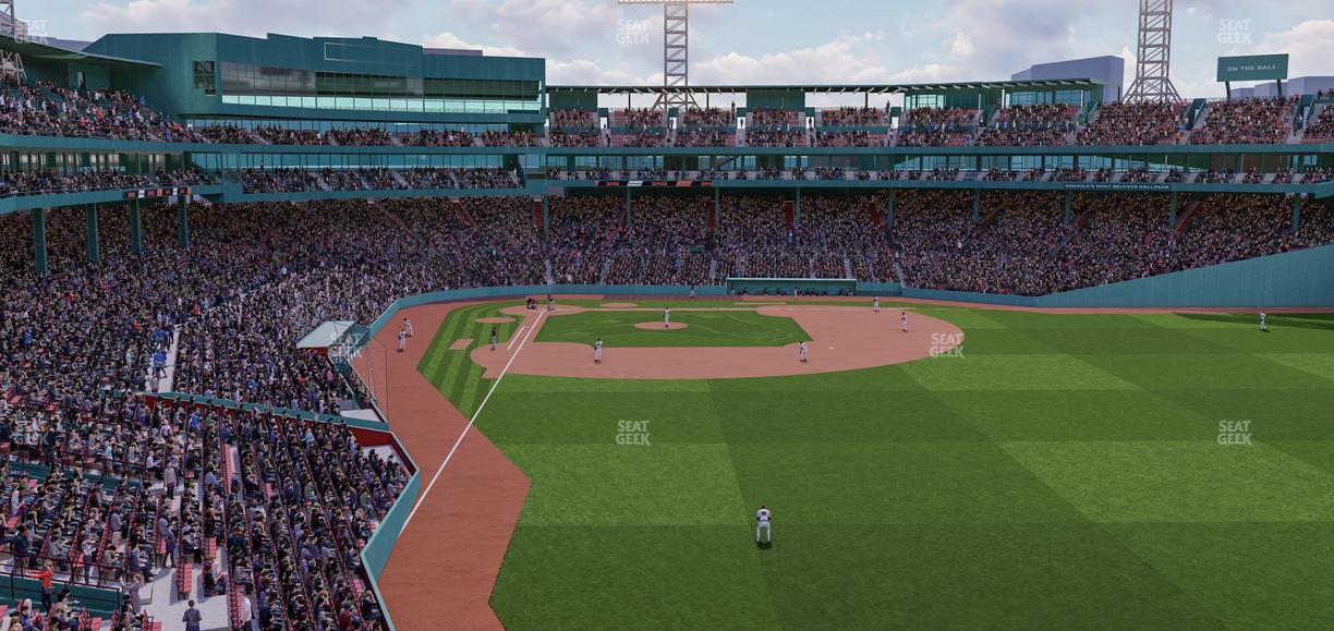 Fenway Park - Section Right Field Roof Deck Table 110 Seat View
