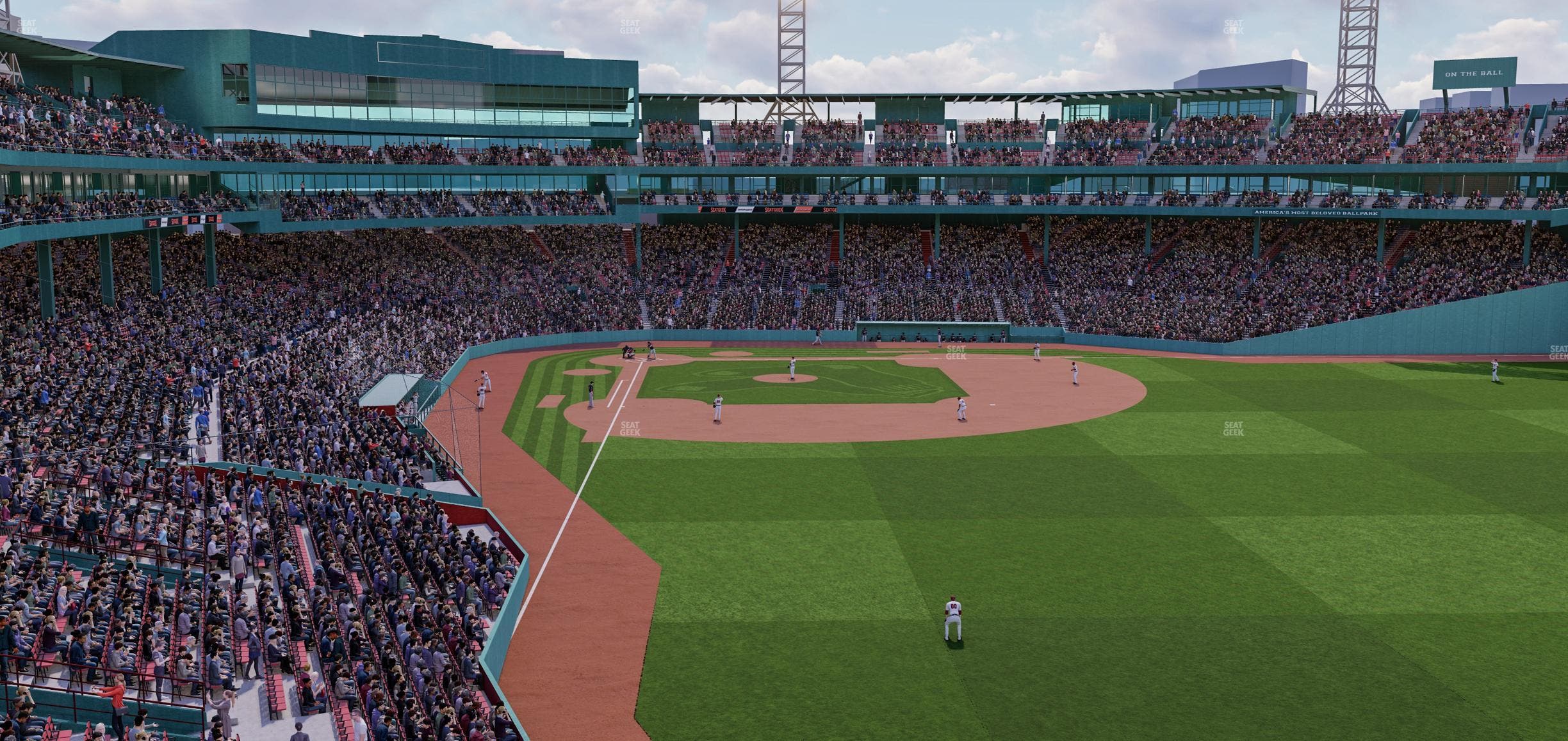 Fenway Park - Section Right Field Roof Deck Table 112 Seat View