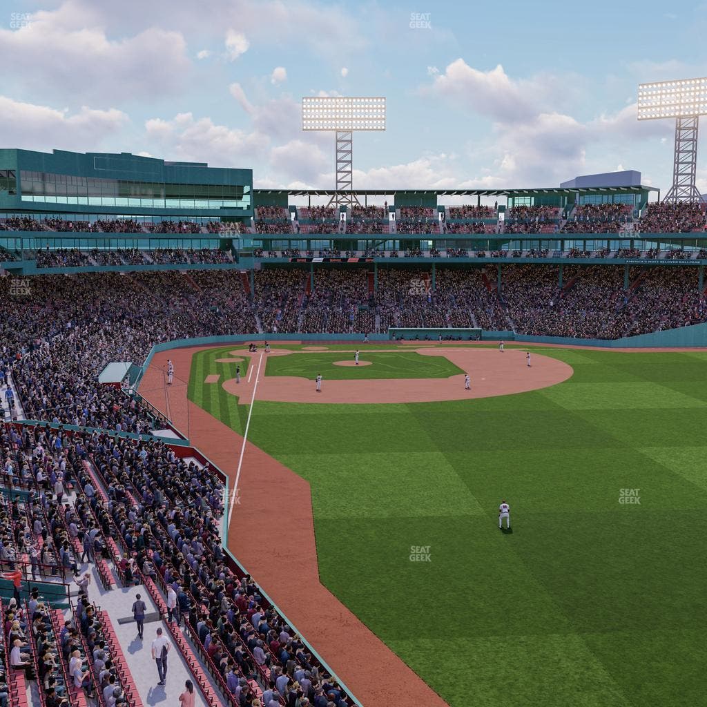 Fenway Park - Section Right Field Roof Deck Table 114 Seat View