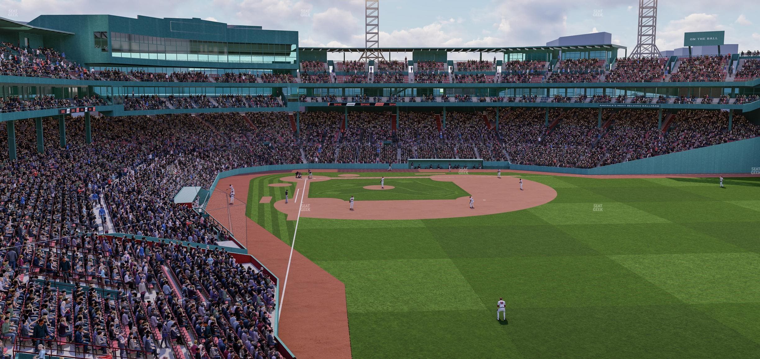 Fenway Park - Section Right Field Roof Deck Table 114 Seat View