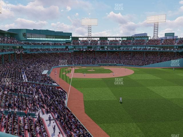 Fenway Park - Section Right Field Roof Deck Table 114 Seat View