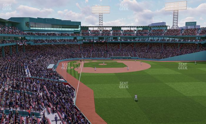 Fenway Park - Section Right Field Roof Deck Table 114 Seat View