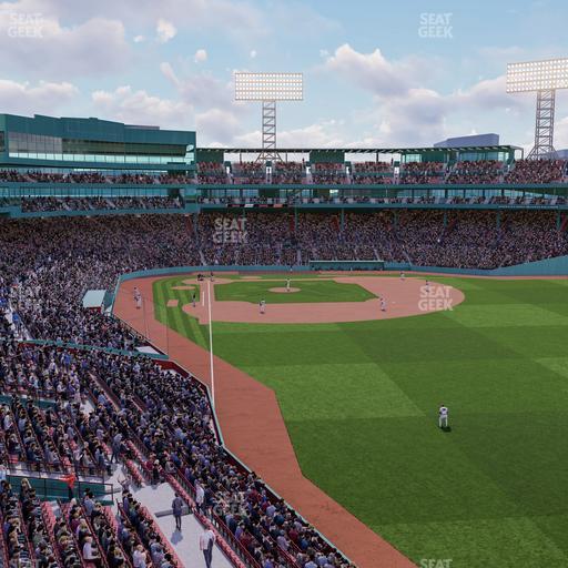Fenway Park - Section Right Field Roof Deck Table 116 Seat View