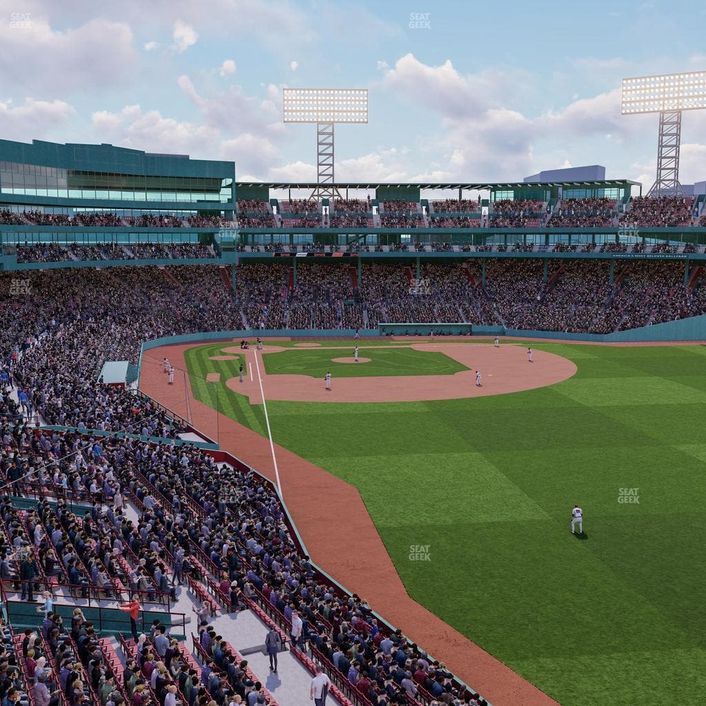 Fenway Park - Section Right Field Roof Deck Table 117 Seat View