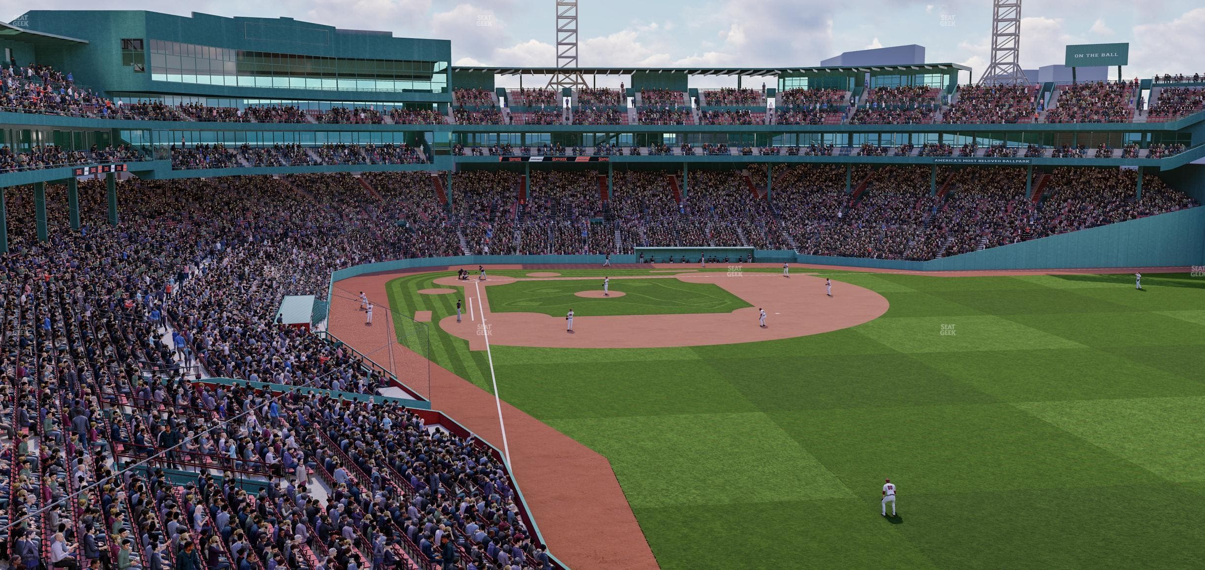 Fenway Park - Section Right Field Roof Deck Table 117 Seat View