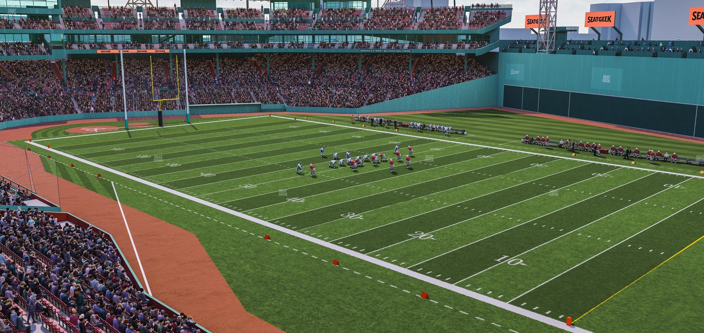 Fenway Park - Section Right Field Roof Deck Table 117 Seat View