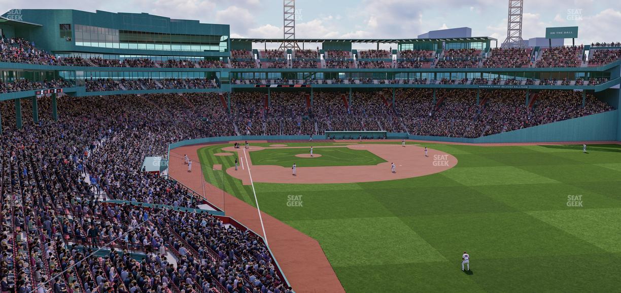Fenway Park - Section Right Field Roof Deck Table 118 Seat View