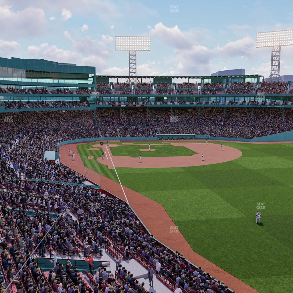 Fenway Park - Section Right Field Roof Deck Table 119 Seat View