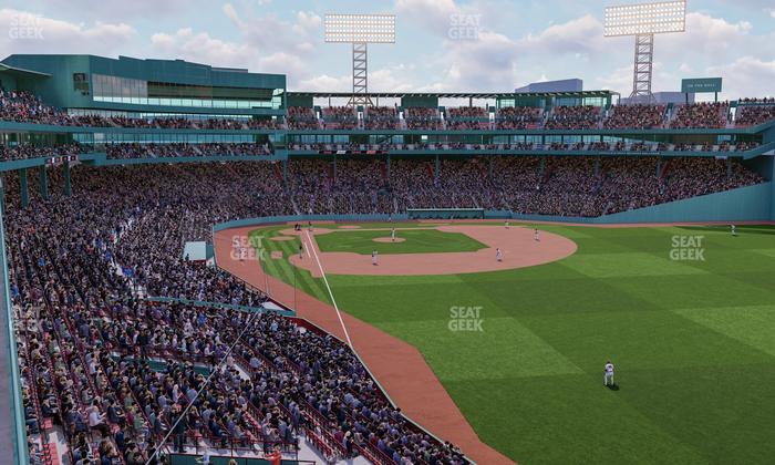 Fenway Park - Section Right Field Roof Deck Table 119 Seat View