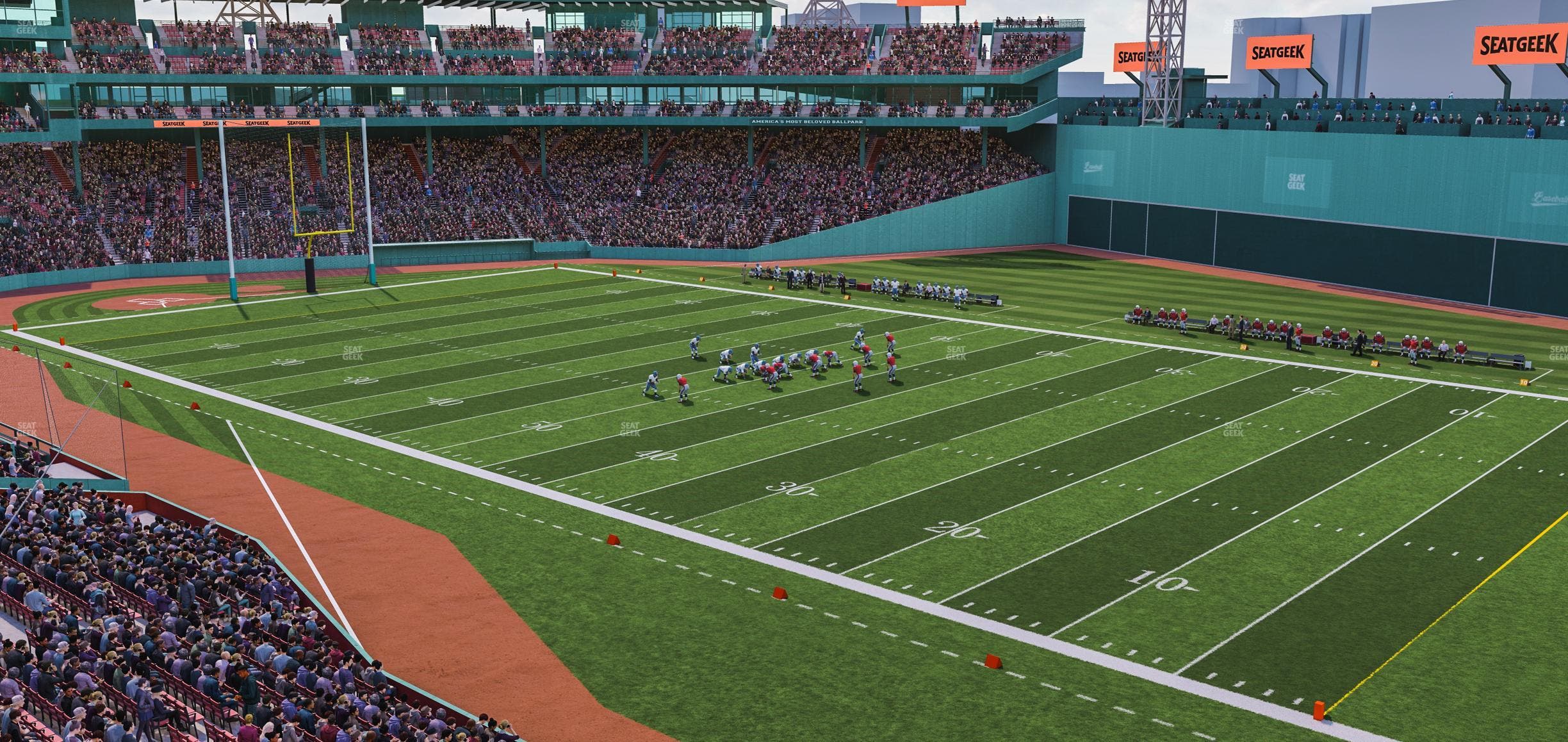 Fenway Park - Section Right Field Roof Deck Table 119 Seat View