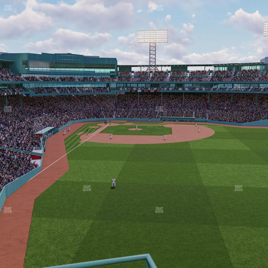 Fenway Park - Section Right Field Roof Deck Table 201 Seat View