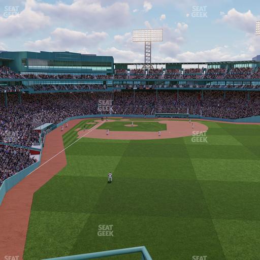 Fenway Park - Section Right Field Roof Deck Table 201 Seat View