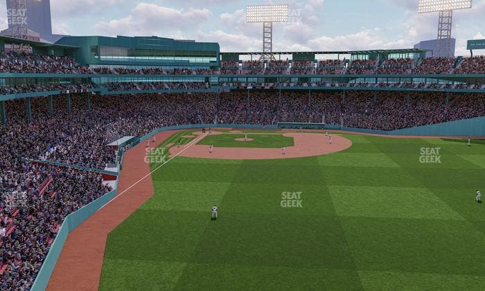 Fenway Park - Section Right Field Roof Deck Table 201 Seat View