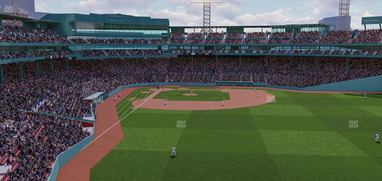 Fenway Park - Section Right Field Roof Deck Table 202 Seat View
