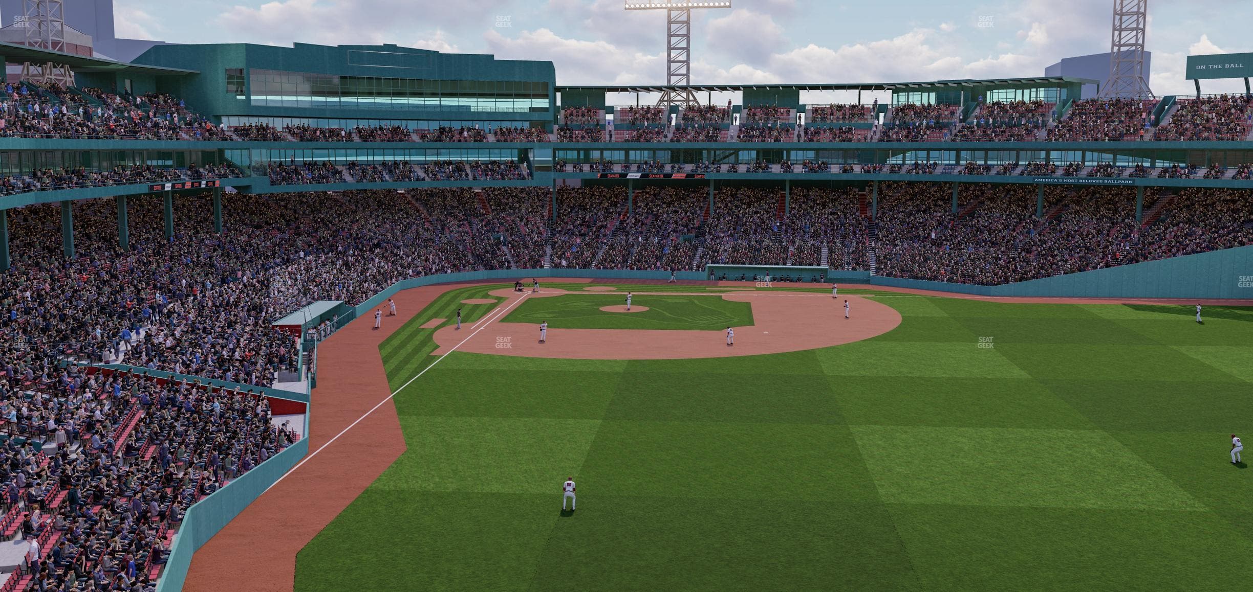 Fenway Park - Section Right Field Roof Deck Table 202 Seat View