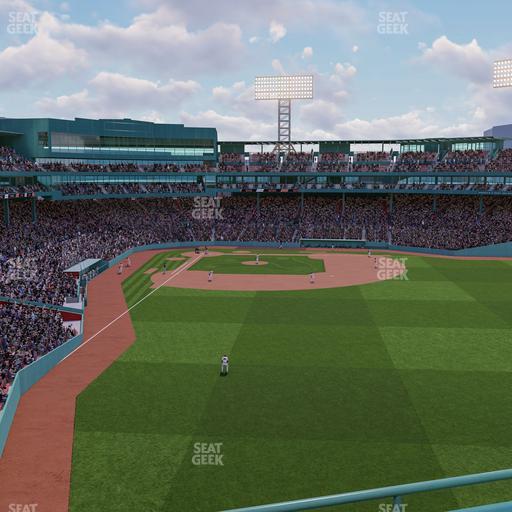 Fenway Park - Section Right Field Roof Deck Table 202 Seat View