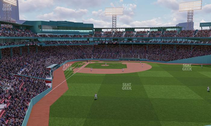 Fenway Park - Section Right Field Roof Deck Table 202 Seat View