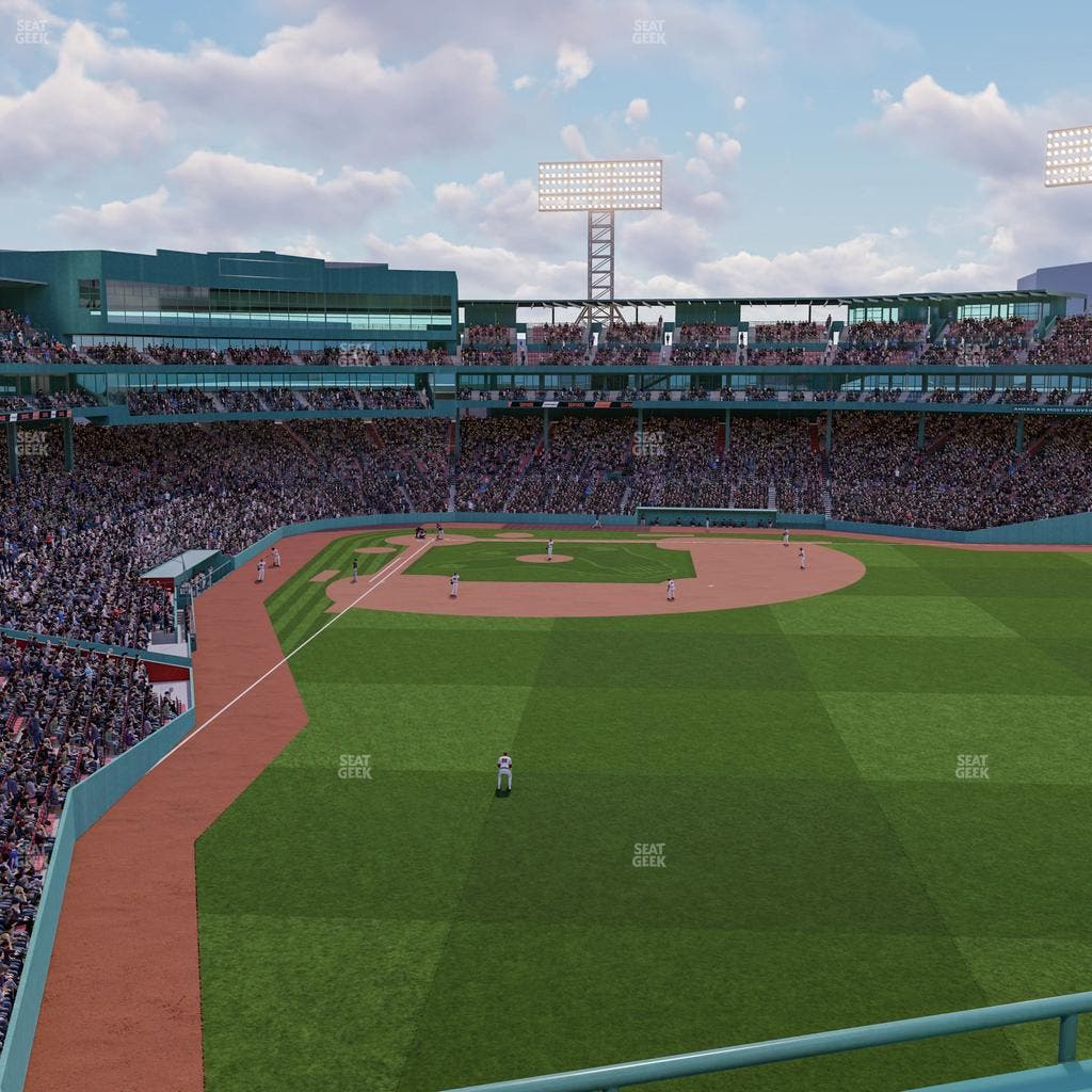 Fenway Park - Section Right Field Roof Deck Table 203 Seat View