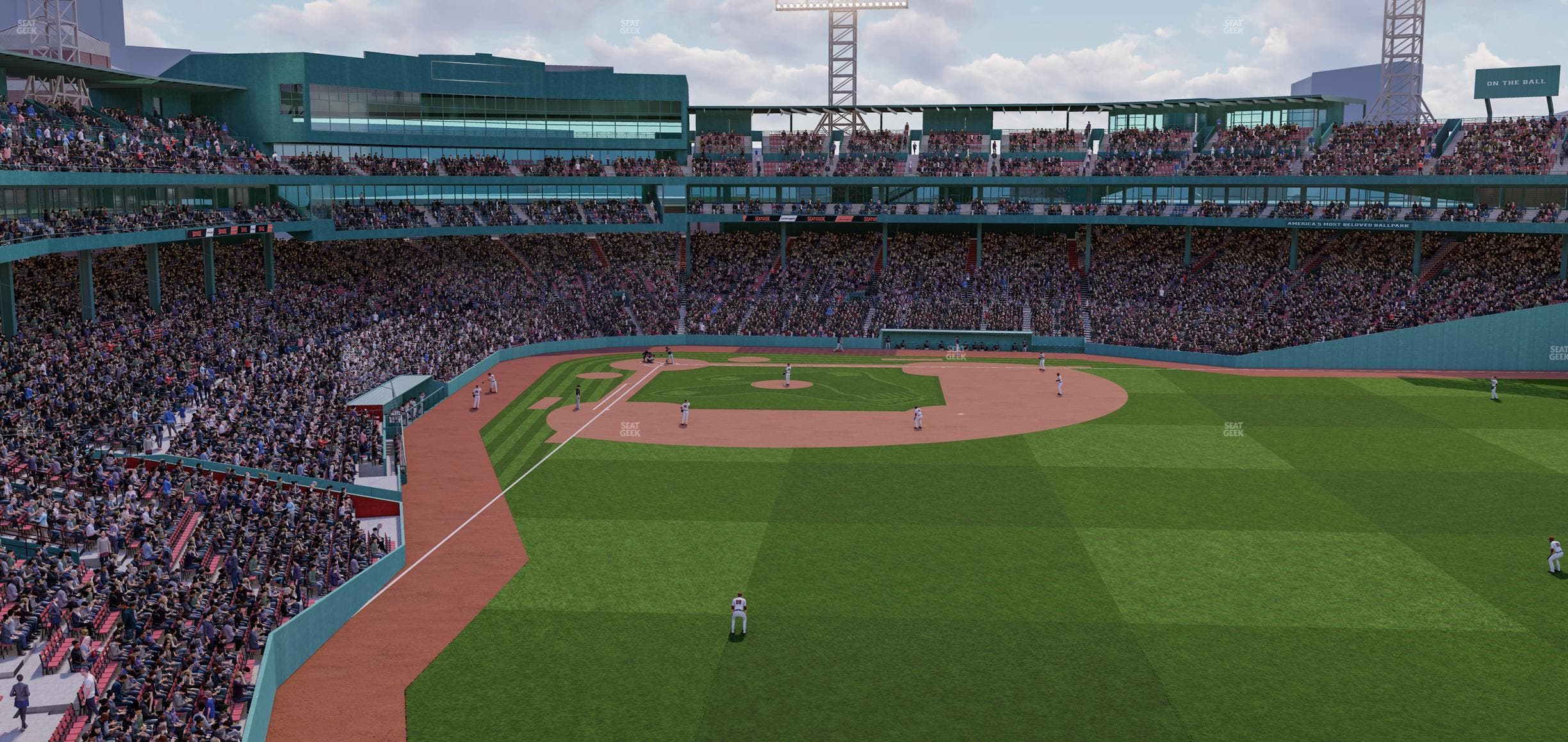 Fenway Park - Section Right Field Roof Deck Table 203 Seat View